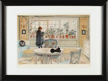 CARL LARSSON, efter, färglitografi, utgivare SWEB ART, signerad editoren och numrerad 564/790.