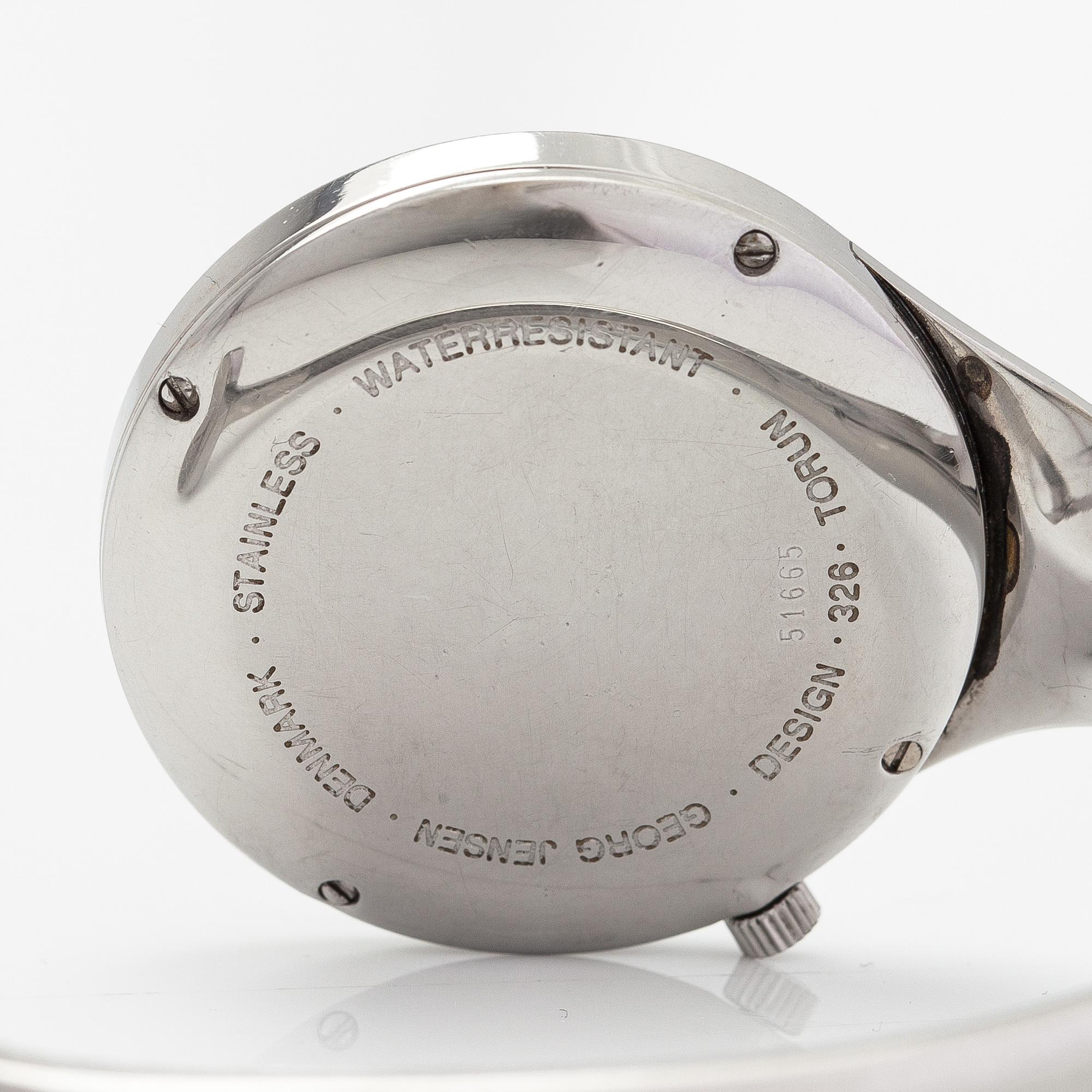 Georg Jensen, Vivianna, wristwatch, 33 mm.