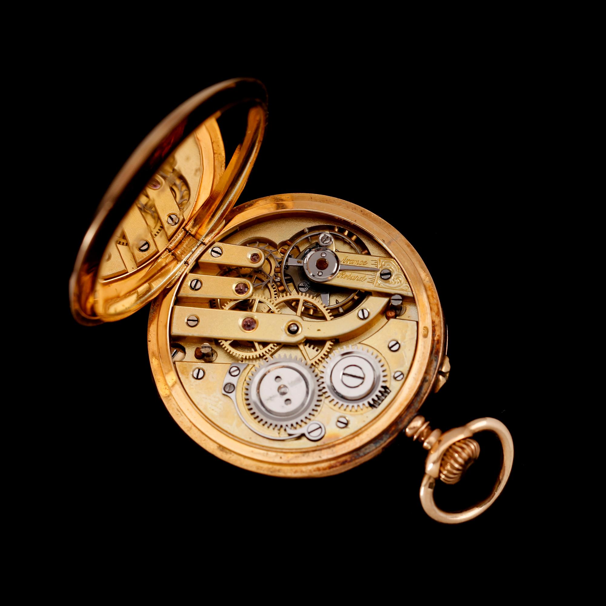 FICKUR, 18 k guld, 1900-talets första hälft.