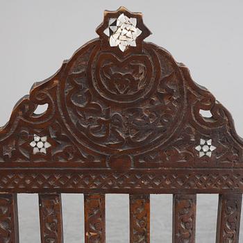 An early 20th century folding chair from the ottoman empire.