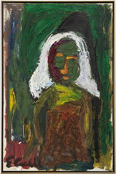 Erland Cullberg, Figure against green.