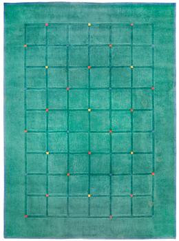 128. CARPET. Tufted. 372,5 x 270 cm. Signed 90 ID.