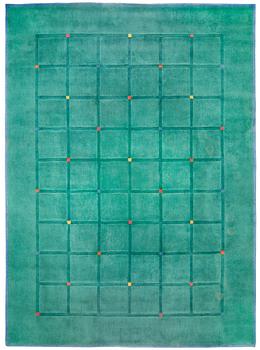 128. CARPET. Tufted. 372,5 x 270 cm. Signed 90 ID.