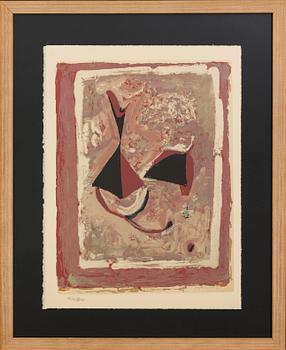 MARINO MARINI, lithograph in colours signed in the print and numbered.