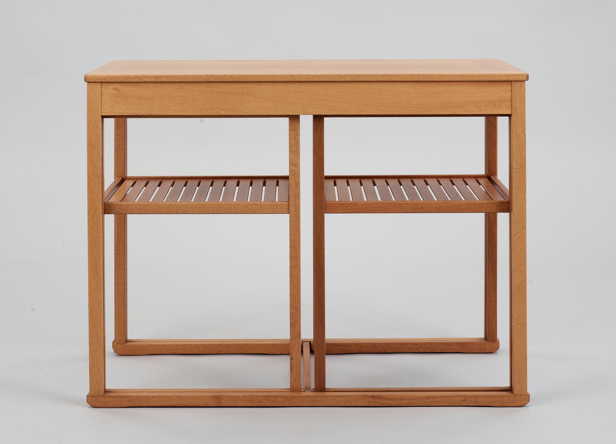 CARL MALMSTEN, satsbord, 3 delar, "Släden".