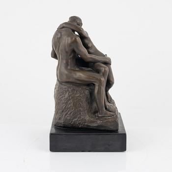 Auguste Rodin, efter. Skulptur, bemålad konstmassa, 1900-talet.