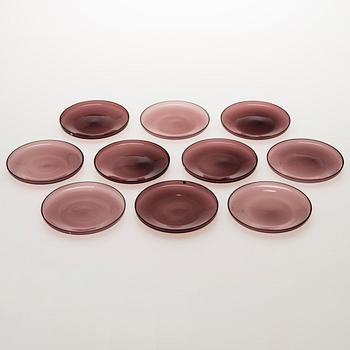 TIMO SARPANEVA, A 36-piece set of the i-line glassware for Iittala. Designed in 1958.