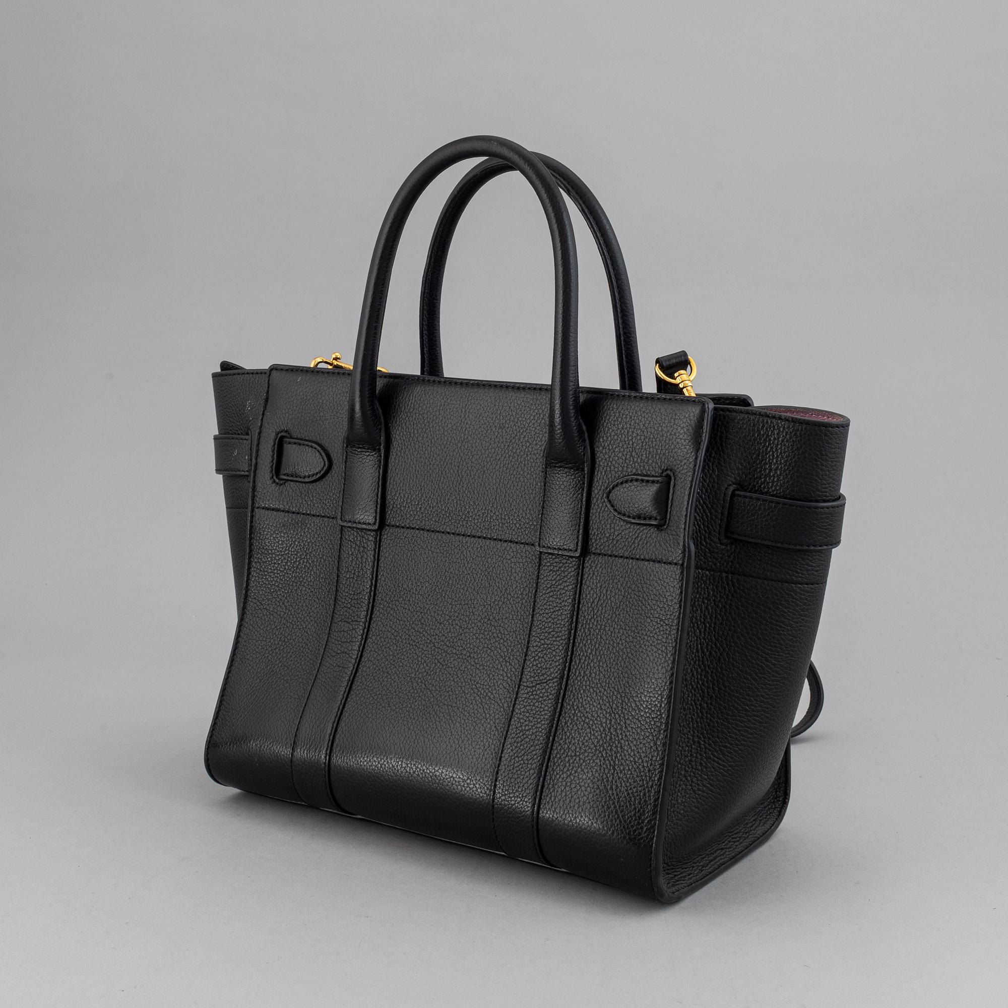 MULBERRY, "small zipped Bayswater" tote bag.