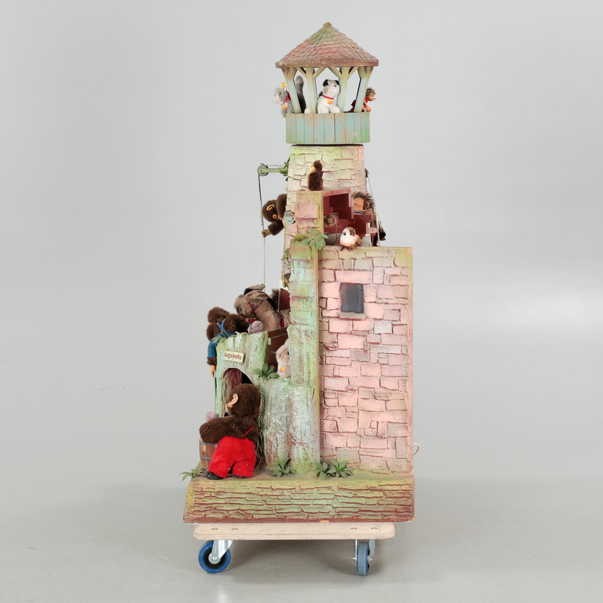 STEIFF, butiksdisplay, omkring 1900-talets mitt/tredje kvartal.