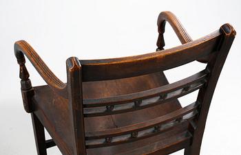 A pair of chairs from around the turn of the century 1900.
