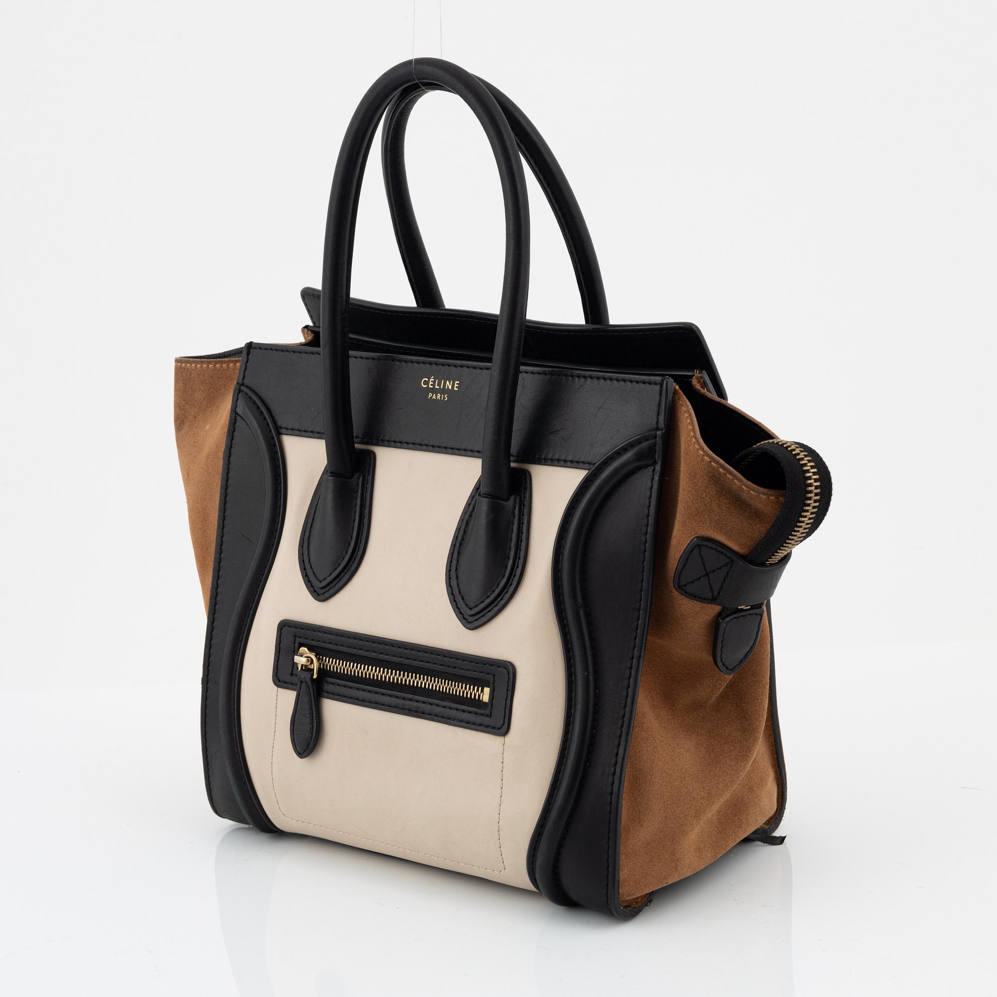 Céline, a leather 'Luggage' handbag.