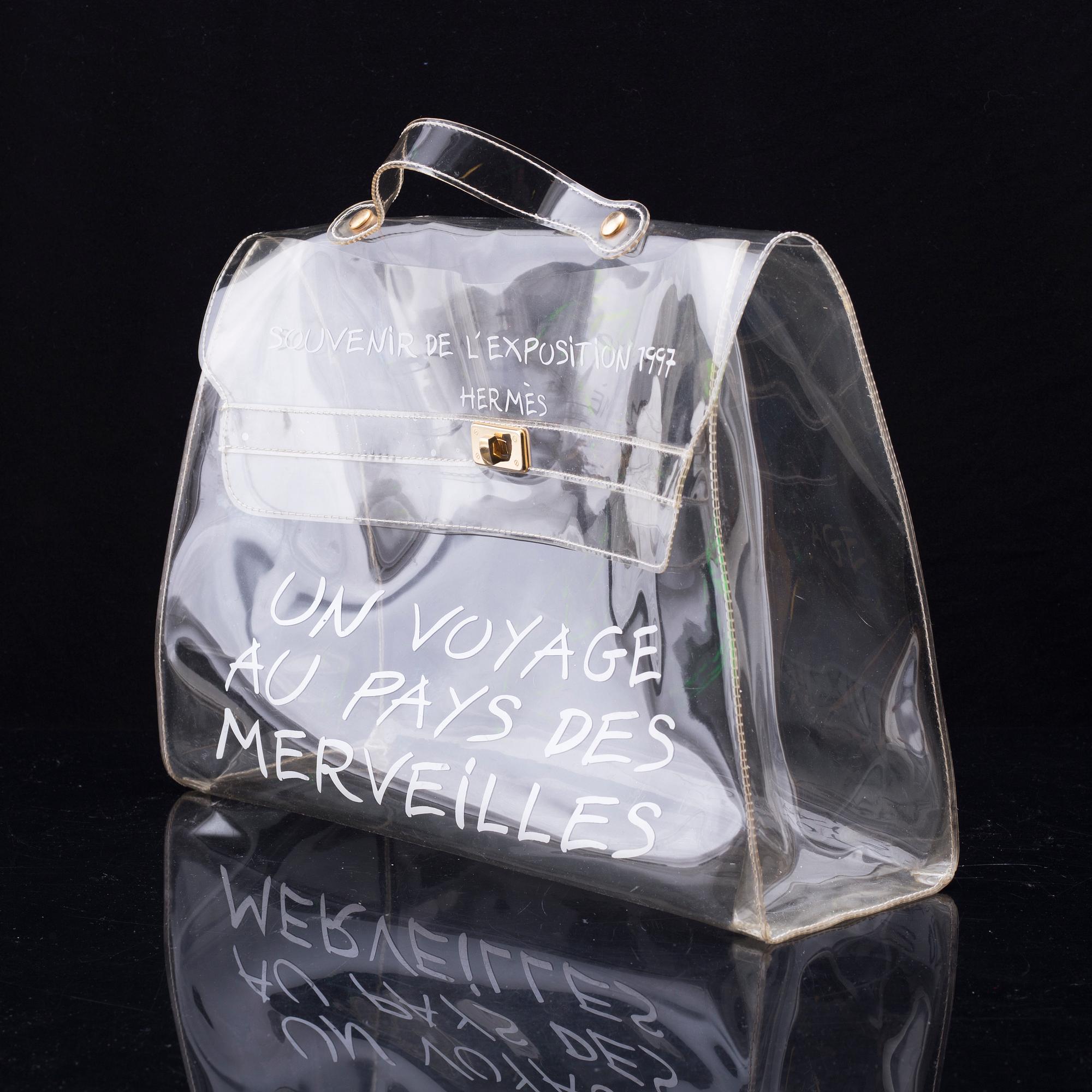 A Hermés 'Plastic Kelly' bag, 1997.