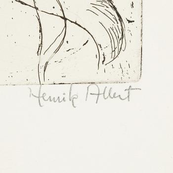 Portfolio with 17 prints, signed, and 3 portfolios with 5 lithographs in colour each. Total 30 prints.