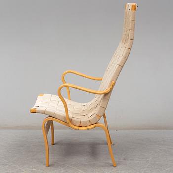 BRUNO MATHSSON, fåtölj, "Eva hög", Dux, omkring år 2000.