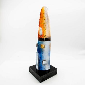 Bertil Vallien, sculpture, glass, Limited Edition, Kosta Boda.