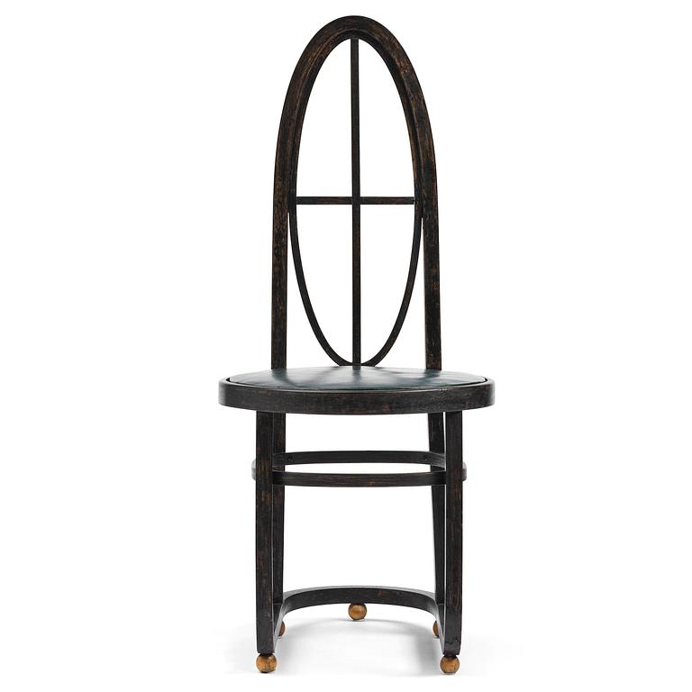 Carl Bergsten, stol, Gemla Leksaksfabrik, Diö, för Konst- och industriutställningen, Norrköping, 1906.