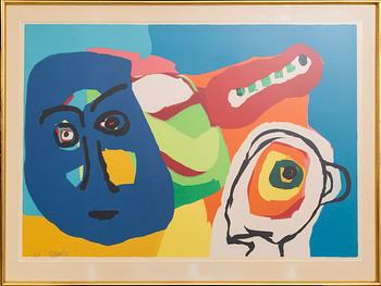 Karel Appel, lithograph in colours signed and numbered EA.