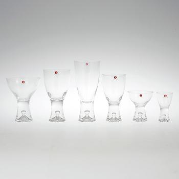 SERVISGLAS, 48 st, "Tapio", Tapio Wirkkala, Iittala, 1970/80-tal.