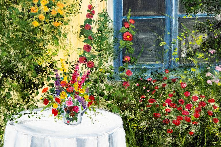 Ann-Marie Jönsson, oil on canvas signed and dated 92-93.