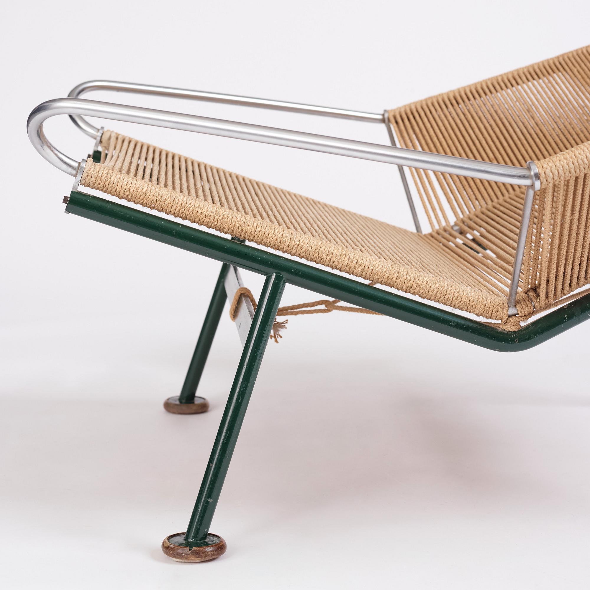 Hans J. Wegner, fåtölj "Flag Halyard / Snørestolen", Getama, Danmark, enligt uppgift 1950-tal.
