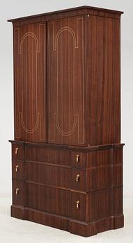 An Axel Bäck palisander cabinet, Eksjö 1949.