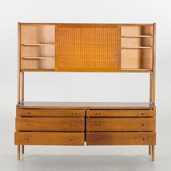 HANS J WEGNER sideboard med överdel, "RY-20" för Ry Möbler, Danmark, 1960-tal.