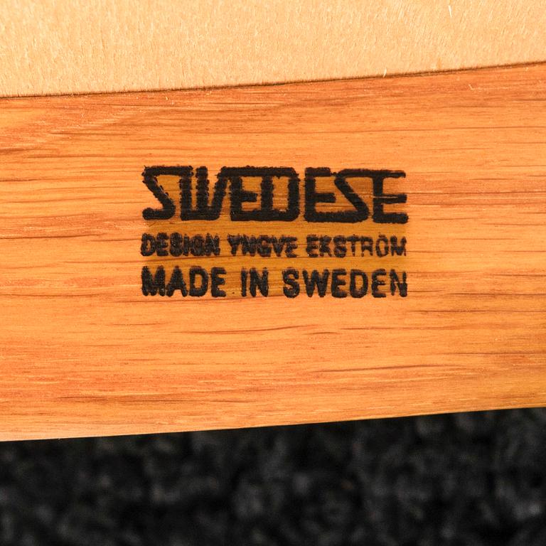 Yngve Ekström, armchair with footstool, "Lamino", Swedese.