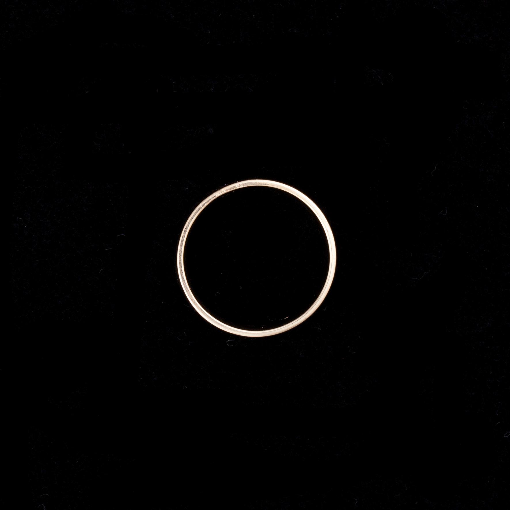 RING, 14K guld, diamant. Vikt ca 5,4 g.