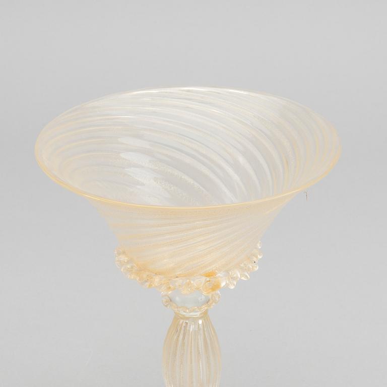 SALVIATI & CO, a glas tazza Italy around 1900.