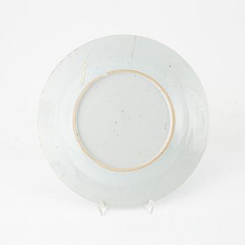 Bowl, jar, and three plates, porcelain, China, 18th-19th Century.