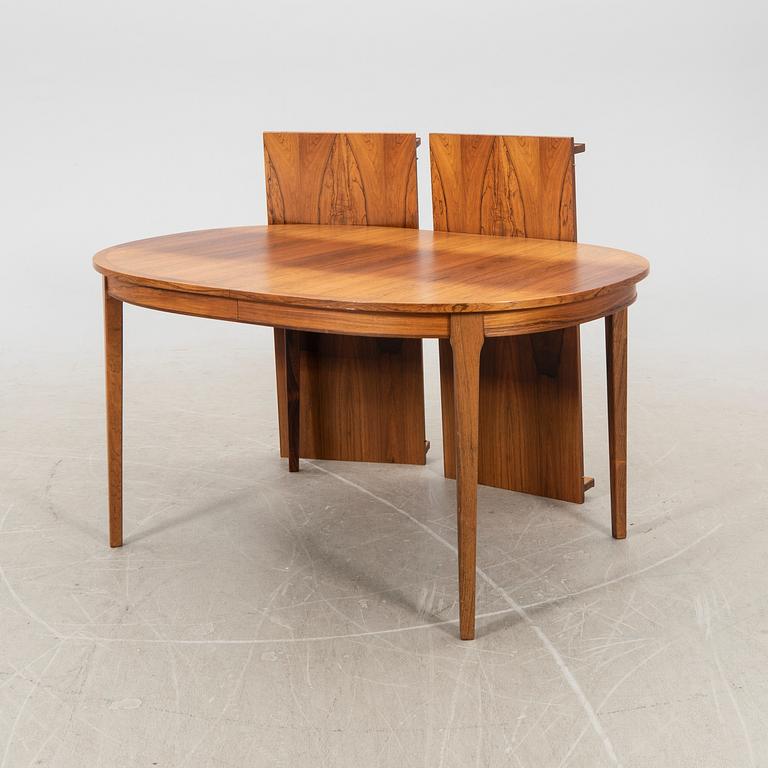 Dining set 7 pieces Lindén Horred 1960/70s.