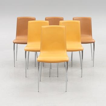 Giorgio Cattelan, stolar, 6 stycken, Italien, 1980-tal.