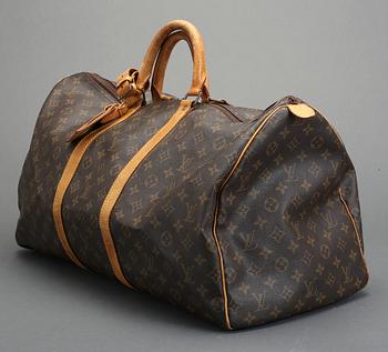 VÄSKA, "Keepall 55", Louis Vuitton. 1980-tal.
