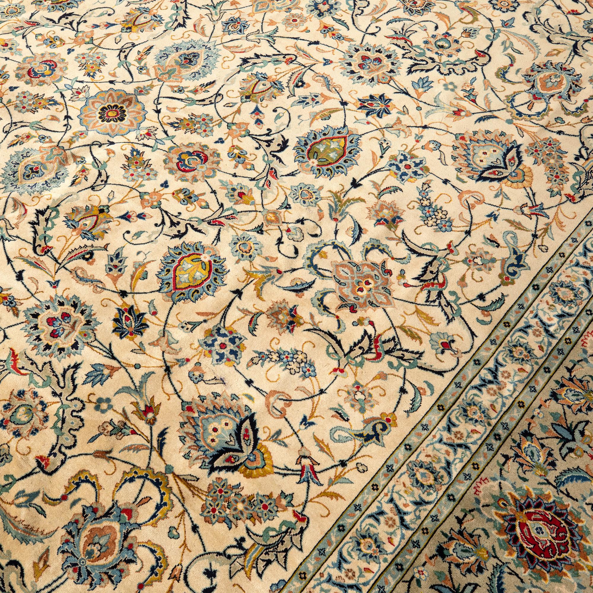 Matta Keshan av Ali Mohammad Hematyan, old/semiantik ca 515x305 cm.