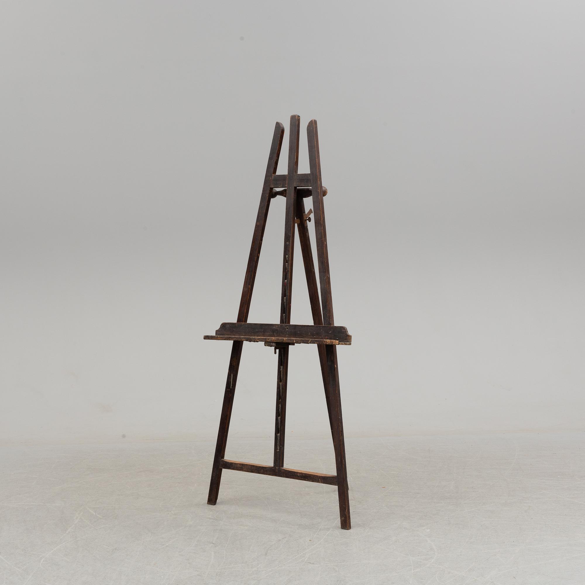 an easel from around 1900.