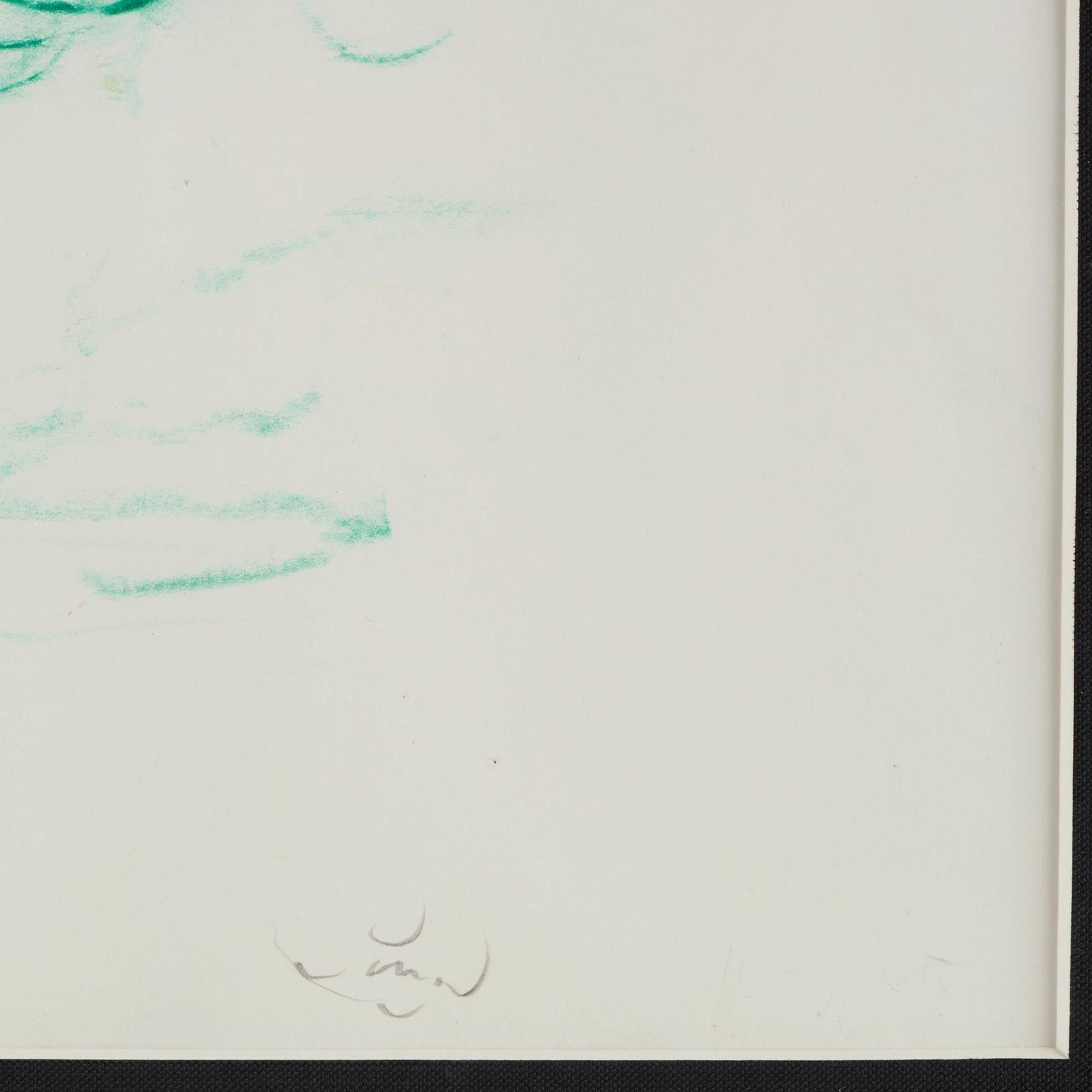 Roberto Matta, ROBERTO MATTA, pastel on paper, signed.