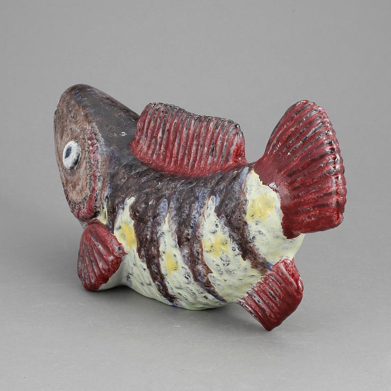 FIGURIN, stengods, Taisto Kaasinen, Uppsala Ekeby, omkring 1960.