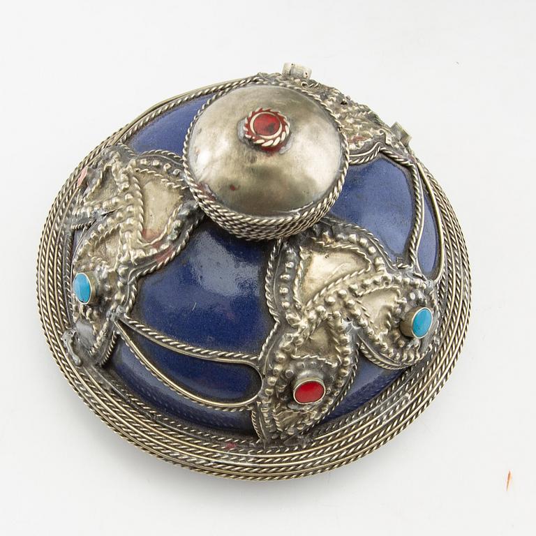 Urn with lid, Morocco (?), 20th century.