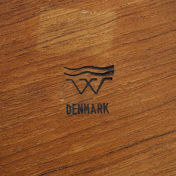 PARTI SERVERINGSDELAR, teak, 9 delar, Danmark och Sverige, 1900-talets andra hälft.