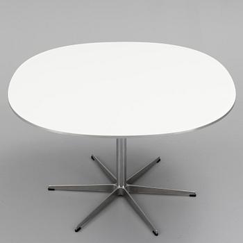 A 1990 'Supercirkulär' table by Bruno Mathsson & Piet Hein, Fritz Hansen, Denmark.