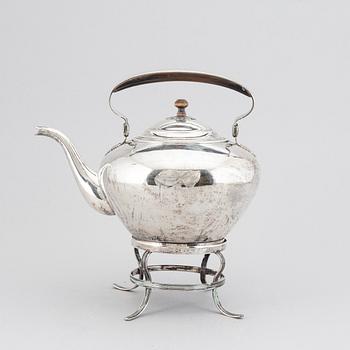 JOHAN FREDRIK BIÖRNSTEDT, a silver teapot, Stockholm 1816-17.