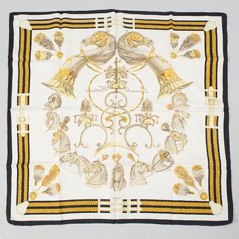 HERMÈS, scarf, "Panache et Fantaisie", original issue, 1959.