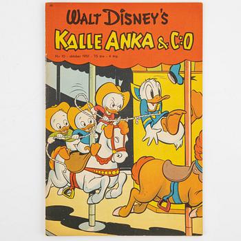 "Kalle Anka & Co", 12 st, komplett årgång 1950.