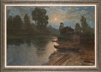 Eugen Taube, oil on canvas, signed.
