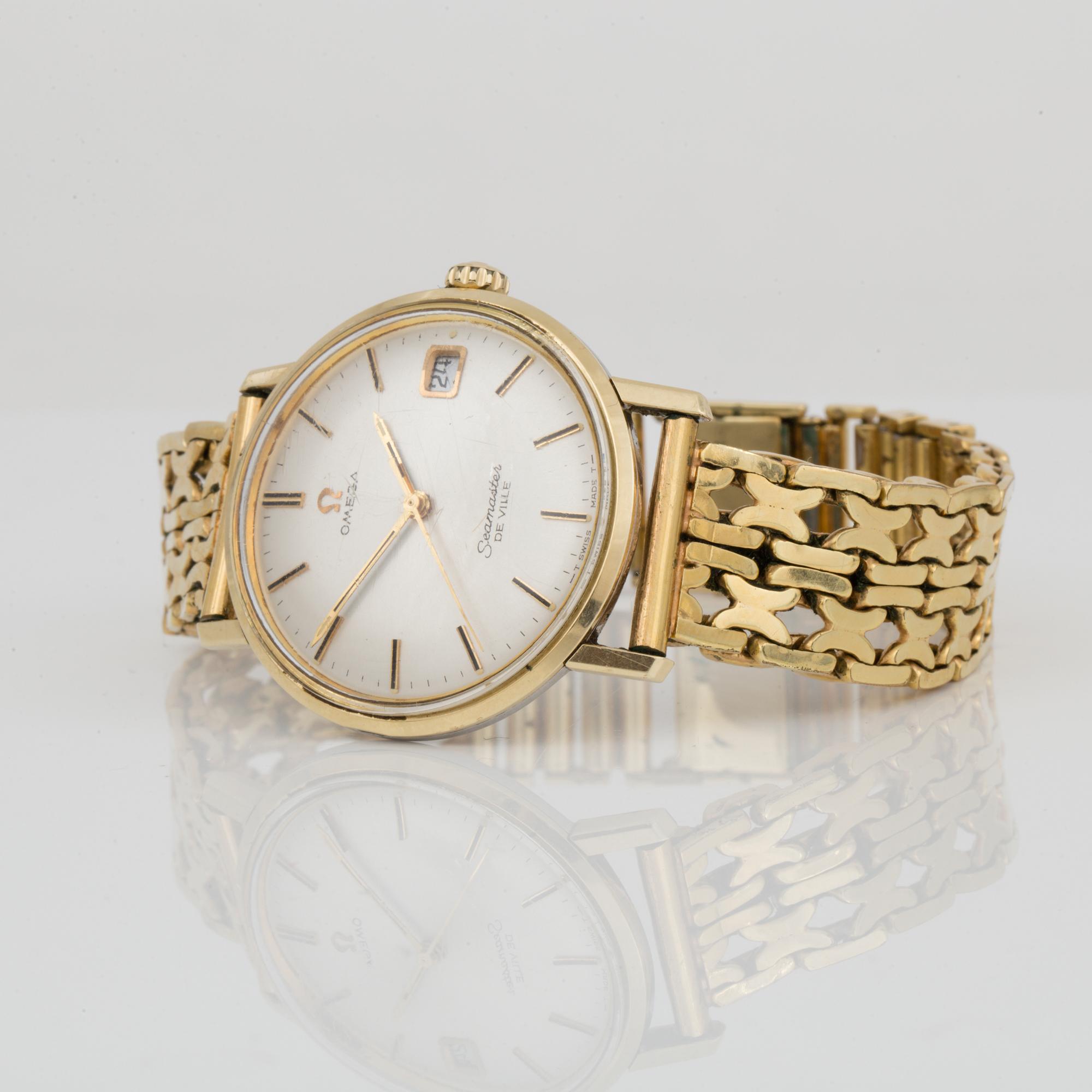 ARMBANDSUR, herr, Omega, 'Seamaster de Ville', 1900-talets andra hälft.