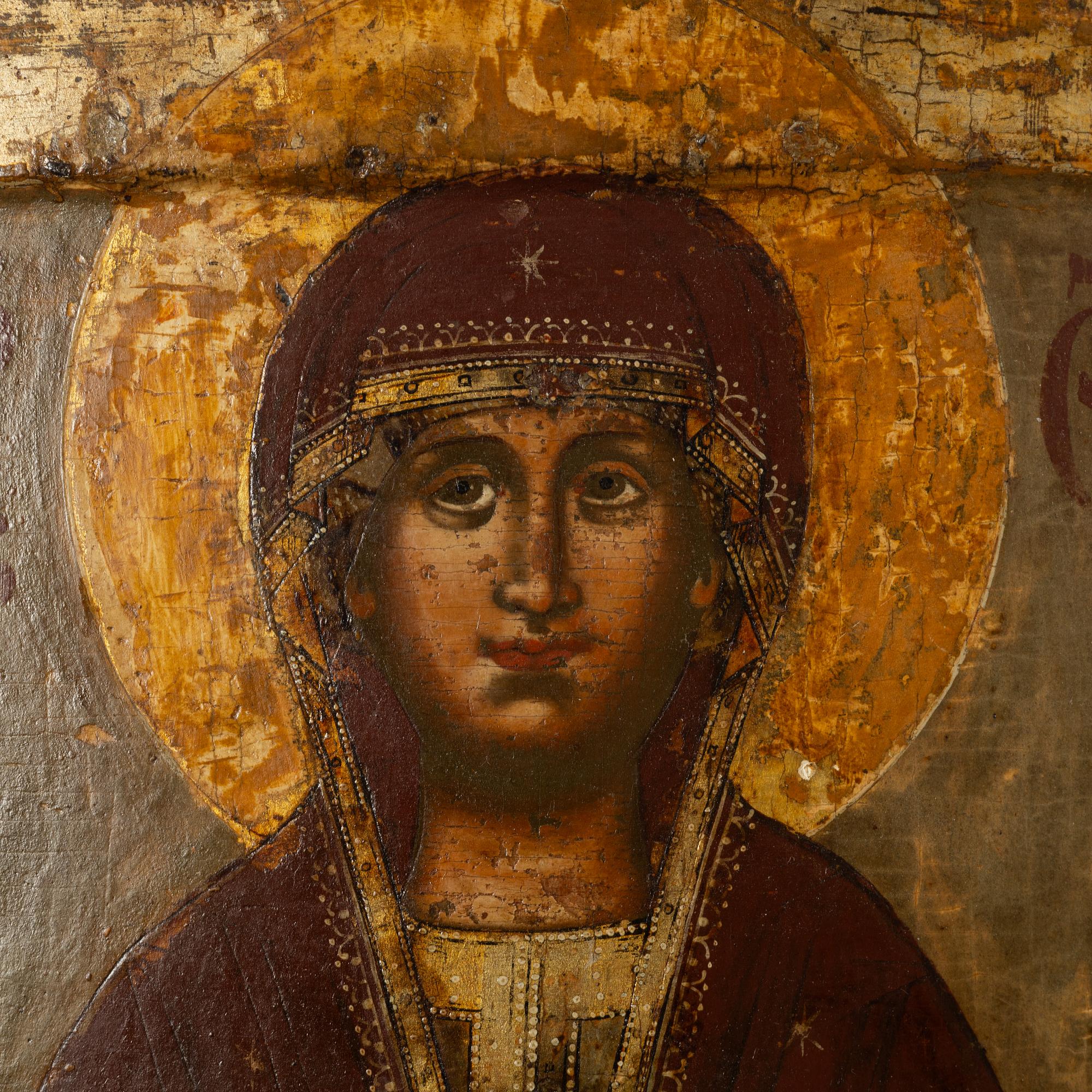 Icon, Russia, 19th century, Mother of God of the Sign.