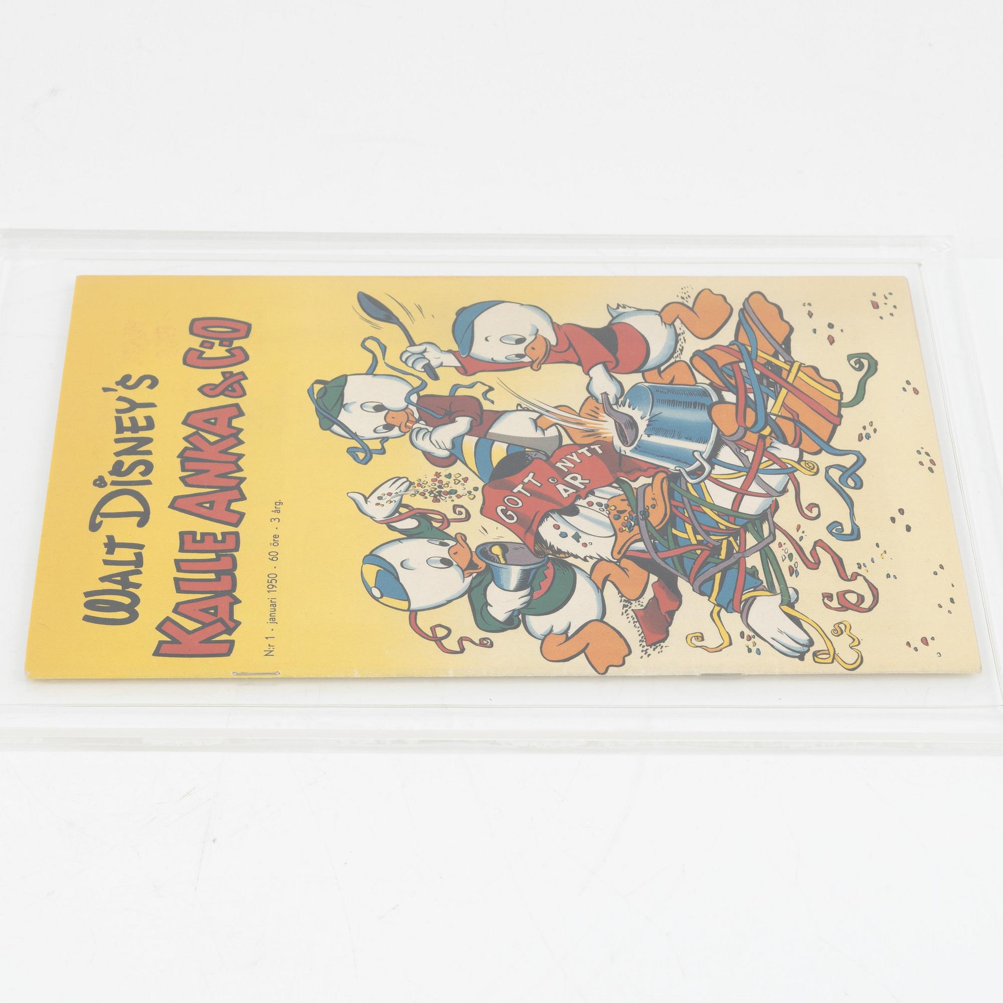 Serietidning, "Kalle Anka & Co" Nr 1, 1950.