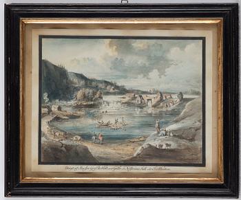 Johan Fredrik Martin, Ten scenes from the waterfalls at Trollhättan, Sweden.