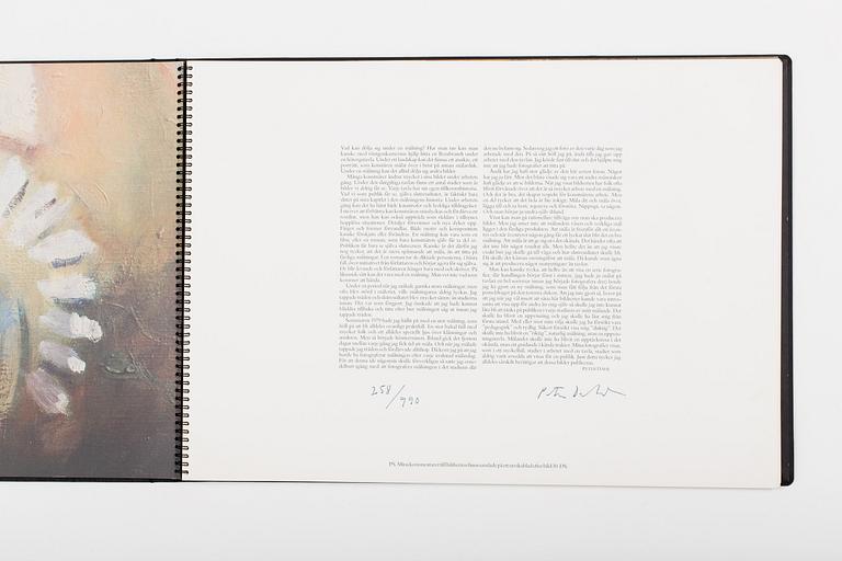 PETER DAHL, konstnärsmapp, 258/990, sign.
