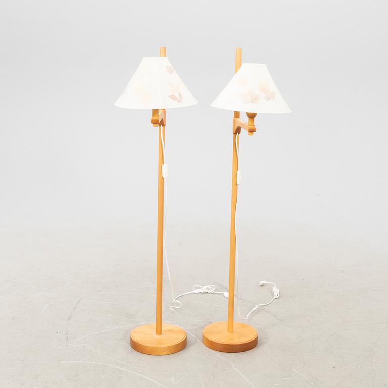 Carl Malmsten, golvlampor 1 par "Staken".